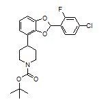 1-Boc-4-[2-(4-chloro-2-fluorophenyl)benzo[d][1,3]dioxol-4-yl]piperidine