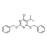 2,4-Bis(benzyloxy)-6-chloro-5-isopropylpyrimidine