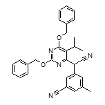 3-[[2,6-Bis(benzyloxy)-5-isopropyl-4-pyrimidinyl](cyano)methyl]-5-methylbenzonitrile