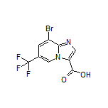 8-Bromo-6-(trifluoromethyl)imidazo[1,2-a]pyridine-3-carboxylic Acid