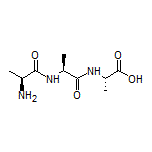 (S)-2-[(S)-2-[(S)-2-Aminopropanamido]propanamido]propanoic Acid