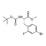 Methyl (S)-3-(4-Bromo-2-fluorophenyl)-2-(Boc-amino)propanoate