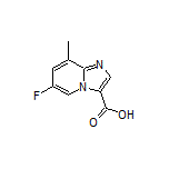 6-Fluoro-8-methylimidazo[1,2-a]pyridine-3-carboxylic Acid