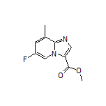 Methyl 6-Fluoro-8-methylimidazo[1,2-a]pyridine-3-carboxylate