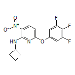 N-Cyclobutyl-3-nitro-6-(3,4,5-trifluorophenoxy)pyridin-2-amine