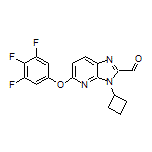 3-Cyclobutyl-5-(3,4,5-trifluorophenoxy)-3H-imidazo[4,5-b]pyridine-2-carbaldehyde