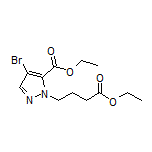 Ethyl 4-Bromo-1-(4-ethoxy-4-oxobutyl)-1H-pyrazole-5-carboxylate