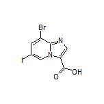 8-Bromo-6-iodoimidazo[1,2-a]pyridine-3-carboxylic Acid