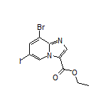 Ethyl 8-Bromo-6-iodoimidazo[1,2-a]pyridine-3-carboxylate