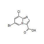 6-Bromo-8-chloroimidazo[1,2-a]pyridine-3-carboxylic Acid