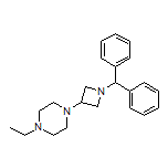 1-(1-Benzhydrylazetidin-3-yl)-4-ethylpiperazine