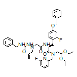 (S)-2-Allyl-N-benzyl-2-[2-[[3-[4-(benzyloxy)-2-fluorophenyl]-1-[(2,2-diethoxyethyl)[(6-fluoro-2-pyridyl)methyl]amino]-1-oxo-2-propyl]amino]-2-oxoethyl]hydrazinecarboxamide