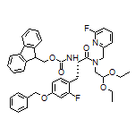 (S)-3-[4-(Benzyloxy)-2-fluorophenyl]-2-(Fmoc-amino)-N-(2,2-diethoxyethyl)-N-[(6-fluoro-2-pyridyl)methyl]propanamide