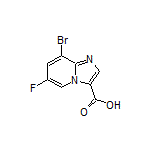 8-Bromo-6-fluoroimidazo[1,2-a]pyridine-3-carboxylic Acid