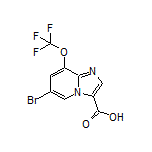 6-Bromo-8-(trifluoromethoxy)imidazo[1,2-a]pyridine-3-carboxylic Acid