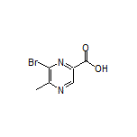 6-Bromo-5-methylpyrazine-2-carboxylic Acid