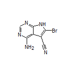 4-Amino-6-bromo-7H-pyrrolo[2,3-d]pyrimidine-5-carbonitrile