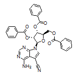 2-(4-Amino-5-cyano-7H-pyrrolo[2,3-d]pyrimidin-7-yl)-5-[(benzoyloxy)methyl]tetrahydrofuran-3,4-diyl (2R,3R,4R,5R)-Dibenzoate