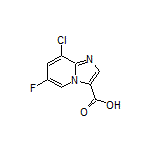 8-Chloro-6-fluoroimidazo[1,2-a]pyridine-3-carboxylic Acid