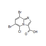 6,8-Dibromo-5-chloroimidazo[1,2-a]pyridine-3-carboxylic Acid