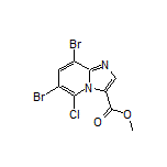 Methyl 6,8-Dibromo-5-chloroimidazo[1,2-a]pyridine-3-carboxylate