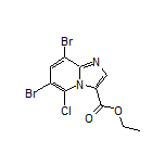 Ethyl 6,8-Dibromo-5-chloroimidazo[1,2-a]pyridine-3-carboxylate