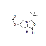 3-(tert-Butyl)-1-oxohexahydropyrrolo[1,2-c]oxazol-6-yl (3S,6S,7aR)-Acetate