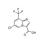 6-Chloro-8-(trifluoromethyl)imidazo[1,2-a]pyridine-3-carboxylic Acid