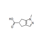 1-Methyl-1,4,5,6-tetrahydrocyclopenta[c]pyrazole-5-carboxylic Acid