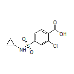 2-Chloro-4-(N-cyclopropylsulfamoyl)benzoic Acid