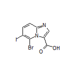 5-Bromo-6-iodoimidazo[1,2-a]pyridine-3-carboxylic Acid