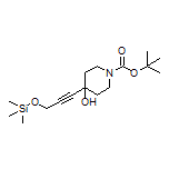 1-Boc-4-[3-[(trimethylsilyl)oxy]-1-propyn-1-yl]piperidin-4-ol