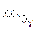 1,4-Dimethyl-2-[[(6-nitro-3-pyridyl)oxy]methyl]piperazine