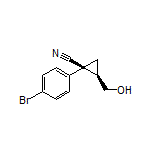 (1S,2R)-1-(4-Bromophenyl)-2-(hydroxymethyl)cyclopropanecarbonitrile