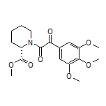 Methyl (S)-1-[2-Oxo-2-(3,4,5-trimethoxyphenyl)acetyl]piperidine-2-carboxylate