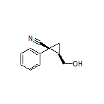 (1S,2R)-2-(Hydroxymethyl)-1-phenylcyclopropanecarbonitrile