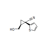 (1R,2S)-2-(Hydroxymethyl)-1-(thiophen-2-yl)cyclopropanecarbonitrile