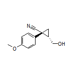 (1R,2S)-2-(Hydroxymethyl)-1-(4-methoxyphenyl)cyclopropanecarbonitrile