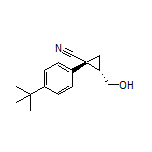 (1R,2S)-1-[4-(tert-Butyl)phenyl]-2-(hydroxymethyl)cyclopropanecarbonitrile