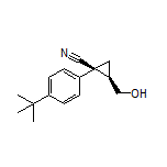 (1S,2R)-1-[4-(tert-Butyl)phenyl]-2-(hydroxymethyl)cyclopropanecarbonitrile