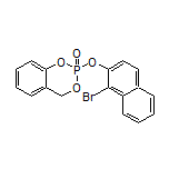 2-[(1-Bromonaphthalen-2-yl)oxy]-4H-benzo[d][1,3,2]dioxaphosphinine 2-Oxide