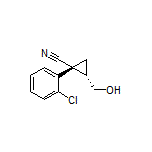 (1R,2S)-1-(2-Chlorophenyl)-2-(hydroxymethyl)cyclopropanecarbonitrile