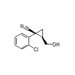 (1S,2R)-1-(2-Chlorophenyl)-2-(hydroxymethyl)cyclopropanecarbonitrile