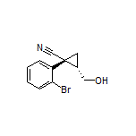 (1R,2S)-1-(2-Bromophenyl)-2-(hydroxymethyl)cyclopropanecarbonitrile