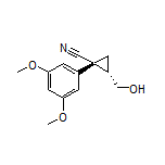 (1R,2S)-1-(3,5-Dimethoxyphenyl)-2-(hydroxymethyl)cyclopropanecarbonitrile