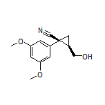 (1S,2R)-1-(3,5-Dimethoxyphenyl)-2-(hydroxymethyl)cyclopropanecarbonitrile