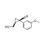 (1R,2S)-2-(Hydroxymethyl)-1-(3-methoxyphenyl)cyclopropanecarbonitrile