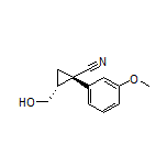 (1S,2R)-2-(Hydroxymethyl)-1-(3-methoxyphenyl)cyclopropanecarbonitrile