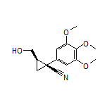 (1S,2R)-2-(Hydroxymethyl)-1-(3,4,5-trimethoxyphenyl)cyclopropanecarbonitrile