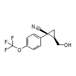 (1S,2R)-2-(Hydroxymethyl)-1-[4-(trifluoromethoxy)phenyl]cyclopropanecarbonitrile